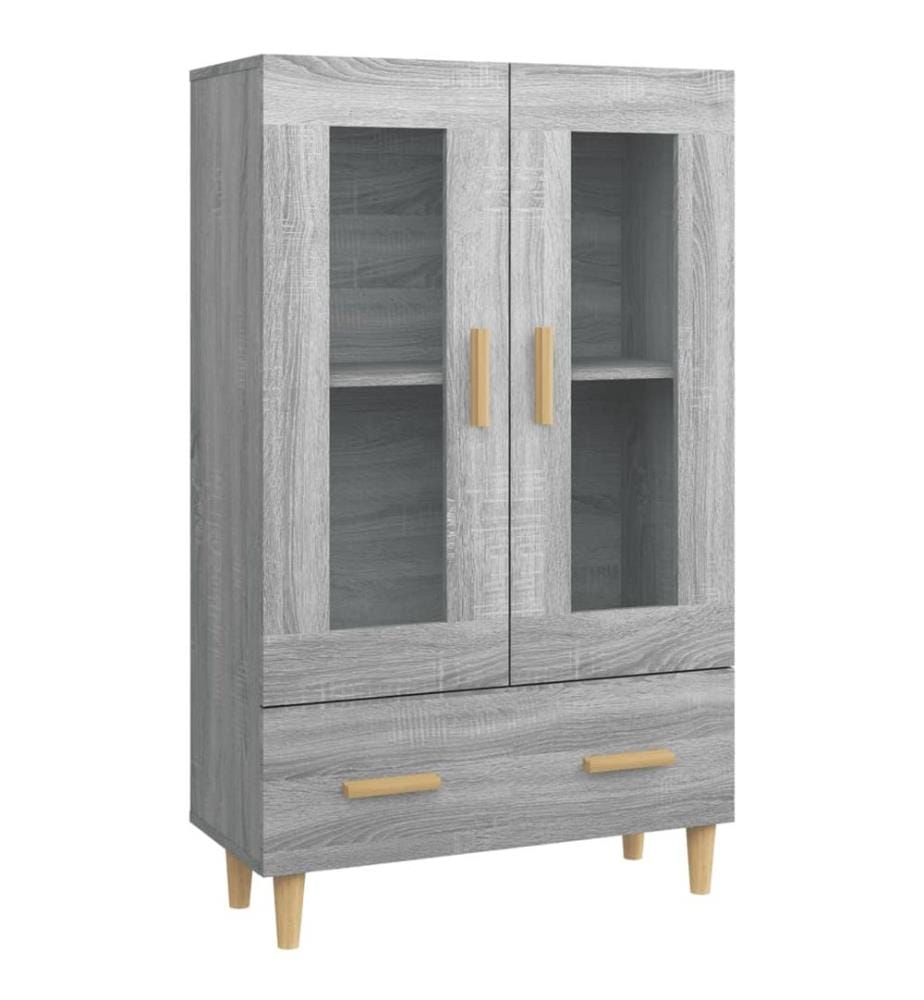 Highboard Grau Sonoma 70x31x115 cm Holzwerkstoff