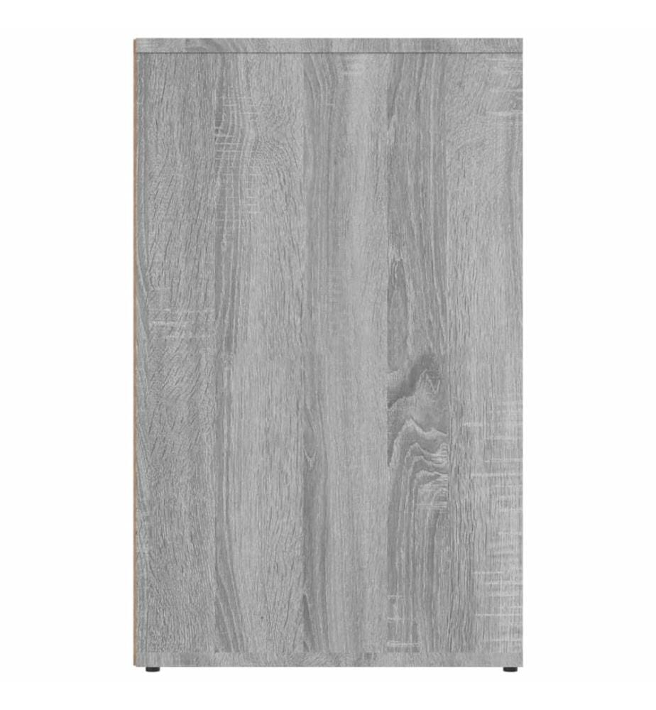 Armoire de dressing Sonoma gris 80x40x65 cm Bois d'ingénierie