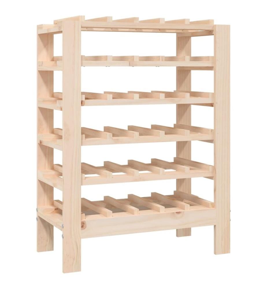 Casier à vin 61,5x30x82 cm Bois de pin massif