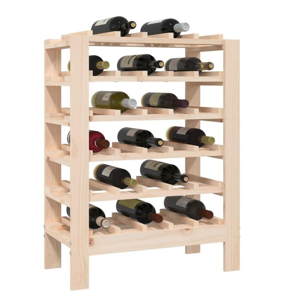 Casier à vin 61,5x30x82 cm Bois de pin massif