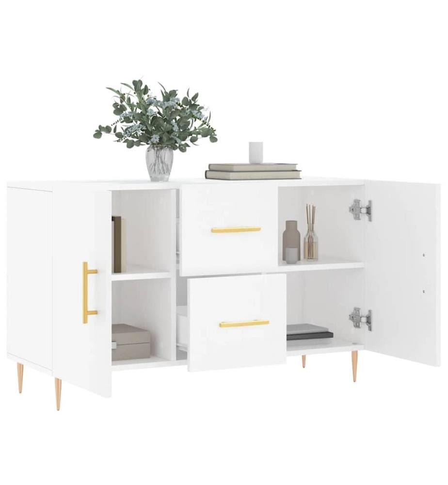 Sideboard Weiss 100x36x60 cm Holzwerkstoff
