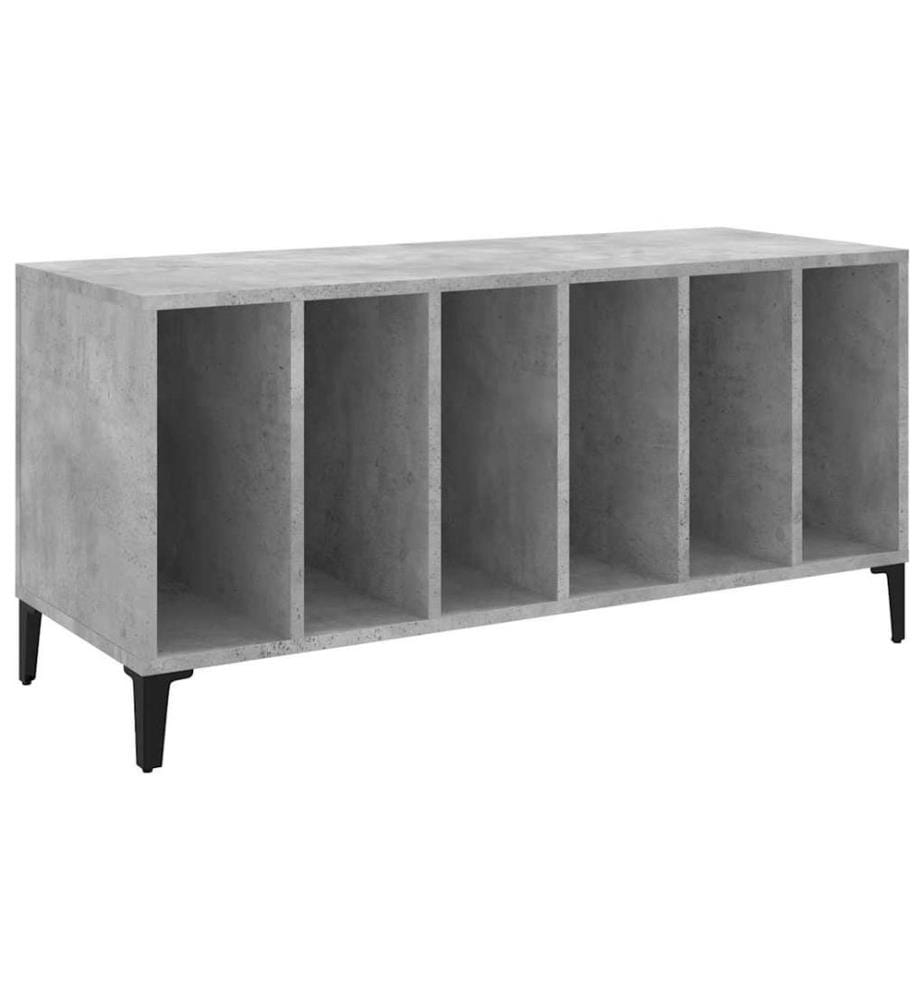 Plattenschrank Betongrau 100x38x48 cm Holzwerkstoff
