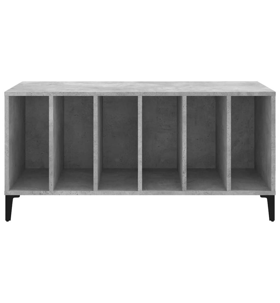 Plattenschrank Betongrau 100x38x48 cm Holzwerkstoff
