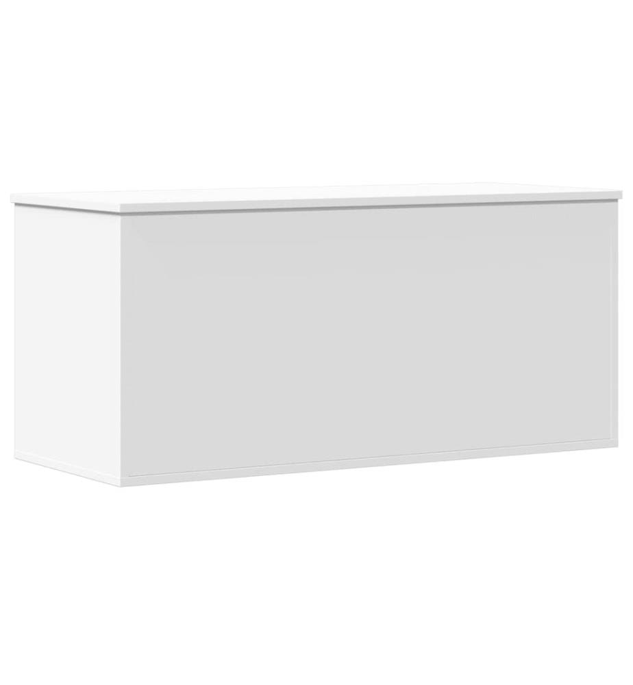 Truhe Weiss 100x42x46 cm Holzwerkstoff