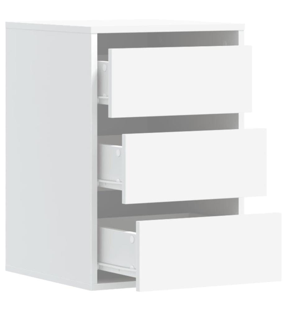 Kommode Weiss 40x41x58 cm Holzwerkstoff