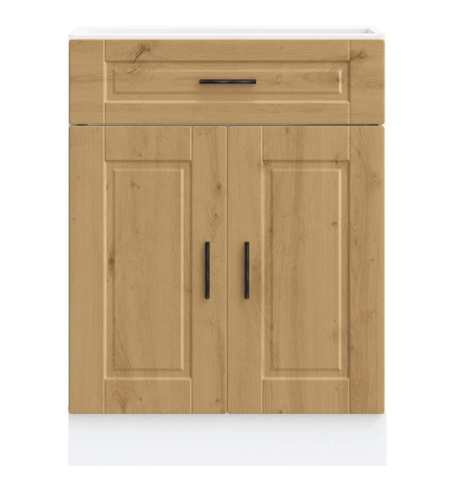 Küchenunterschrank Porto Artisan-Eiche Holzwerkstoff