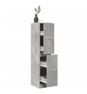 Apothekerschrank Betongrau 30x41x144,5 cm Holzwerkstoff