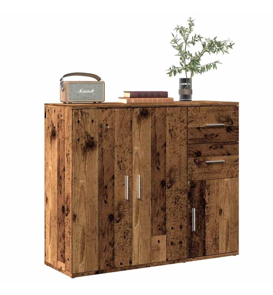 Sideboard Altholz-Optik 91x29,5x75 cm Holzwerkstoff