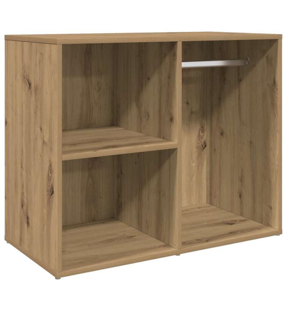 Armoire de dressing chêne artisanal 80x40x65 cm bois ingénierie