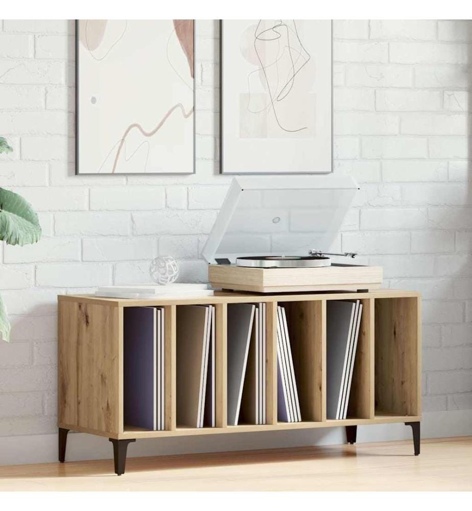 Plattenschrank Artisan-Eiche 100x38x48 cm Holzwerkstoff