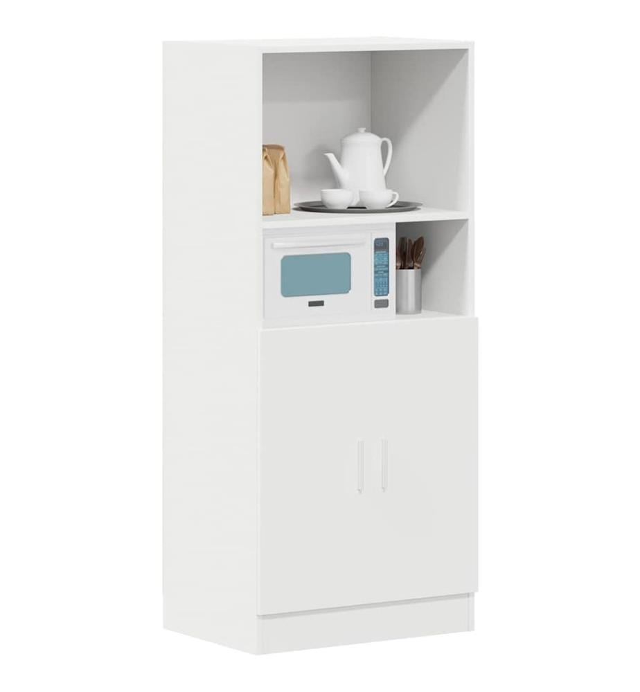 Armoire de cuisine blanc 57x41,5x131,5 cm bois d'ingénierie