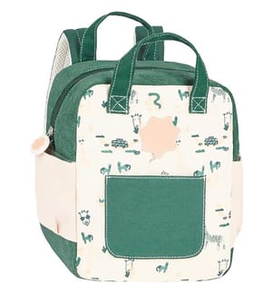 Sac à Dos Enfant - Vert et Crème
