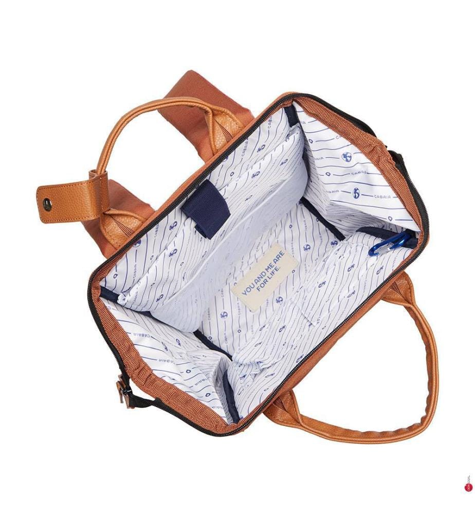 Sac à Dos avec 2 Pochettes Interchangeables Adventurer Medium 18 L Turin - Camel