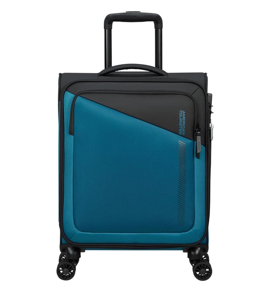 Rollkoffer Daring Dash 55 cm - Blau und Schwarz