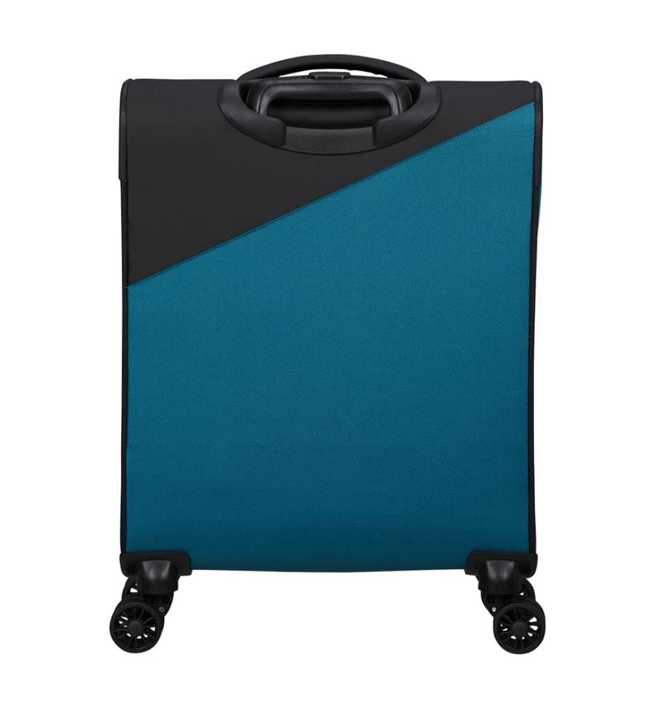 Rollkoffer Daring Dash 55 cm - Blau und Schwarz