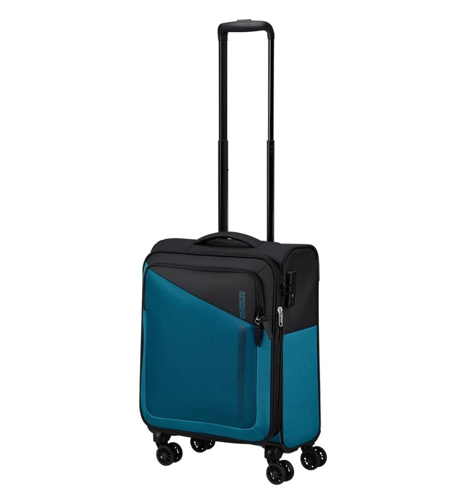 Rollkoffer Daring Dash 55 cm - Blau und Schwarz
