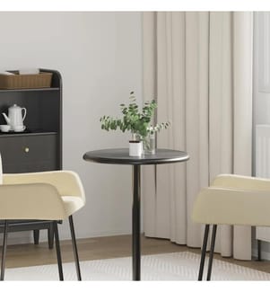 Dessus de table Noir Ø50x2,5 cm Marbre