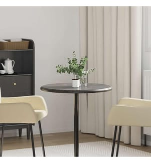 Dessus de table Noir Ø60x2,5 cm Marbre