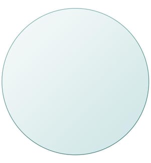 Dessus de table ronde en verre trempé 400 mm