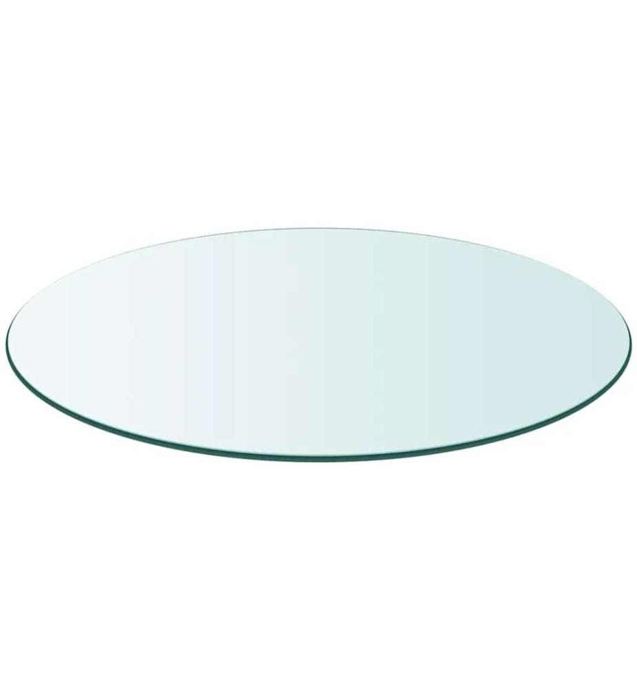 Tischplatte aus gehärtetem Glas rund 400 mm