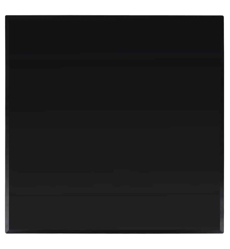 Dessus de table carré Verre trempé 700 x 700 mm