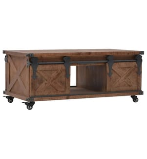 Table basse Bois de sapin massif 91x51x38 cm Marron