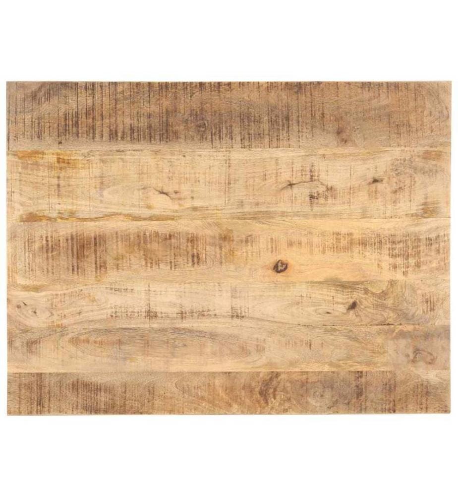 Dessus de table Bois de manguier solide 25-27 mm 70x60 cm