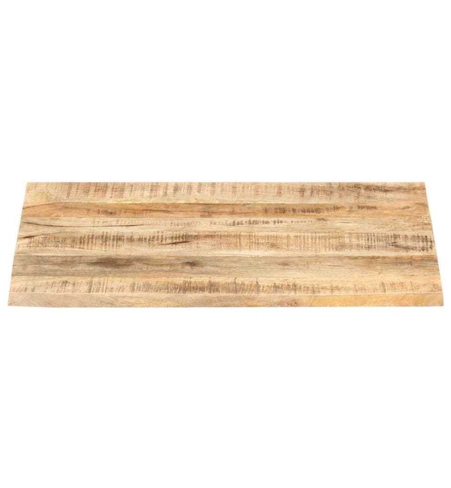 Dessus de table Bois de manguier solide 25-27 mm 70x60 cm