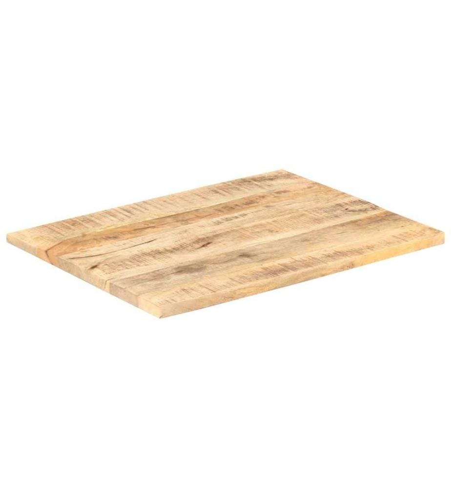 Dessus de table Bois de manguier solide 25-27 mm 70x60 cm
