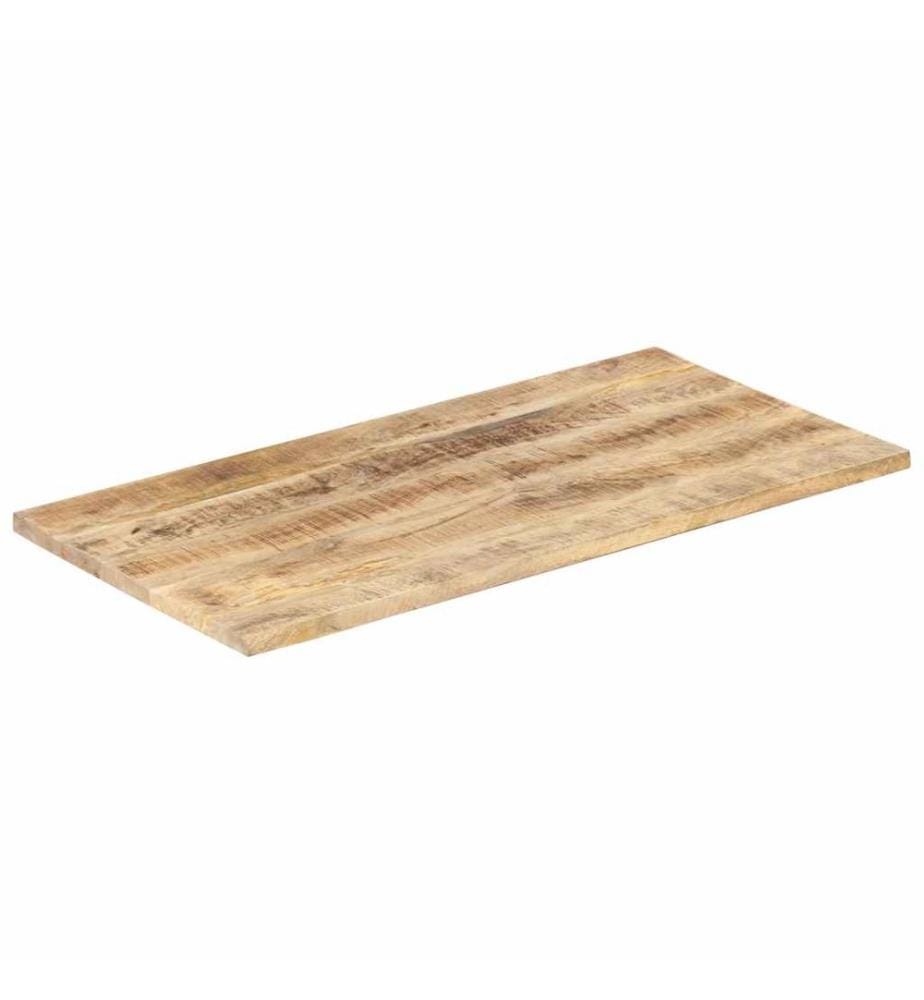 Tischplatte Massivholz Mango 25-27 mm 100x60 cm