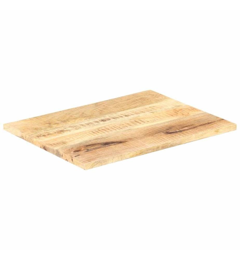 Tischplatte Massivholz Mango 25-27 mm 90x70 cm