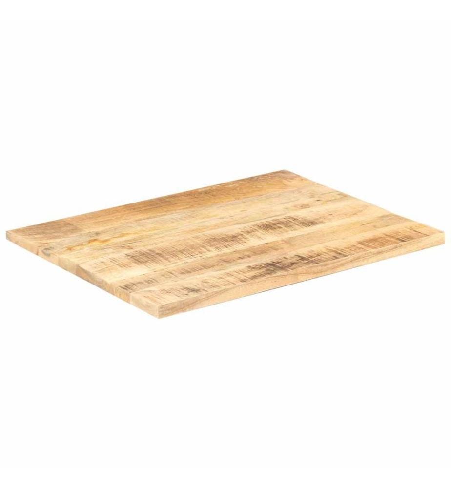 Tischplatte Massivholz Mango 25-27 mm 90x70 cm
