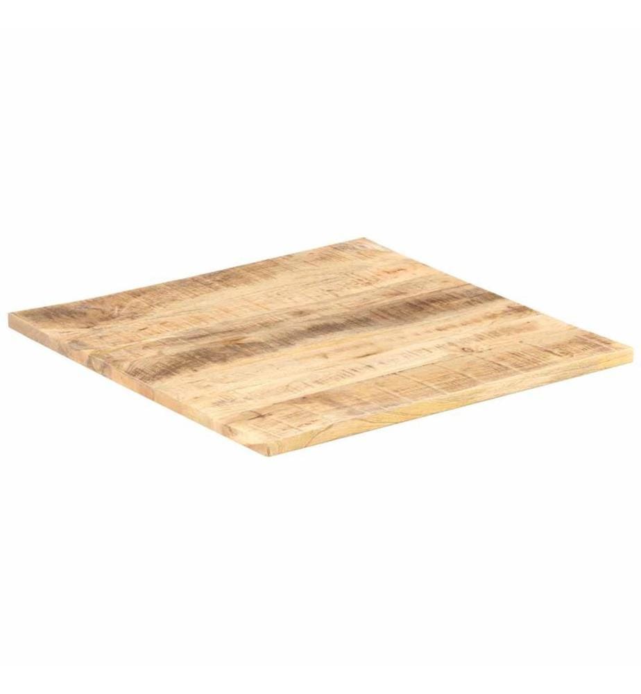 Tischplatte Massivholz Mango 25-27 mm 80x80 cm