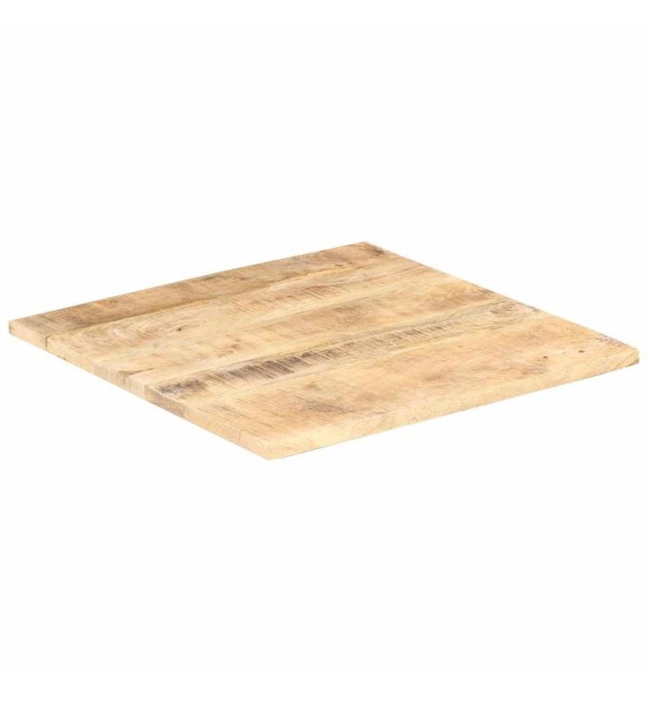 Tischplatte Massivholz Mango 25-27 mm 80x80 cm