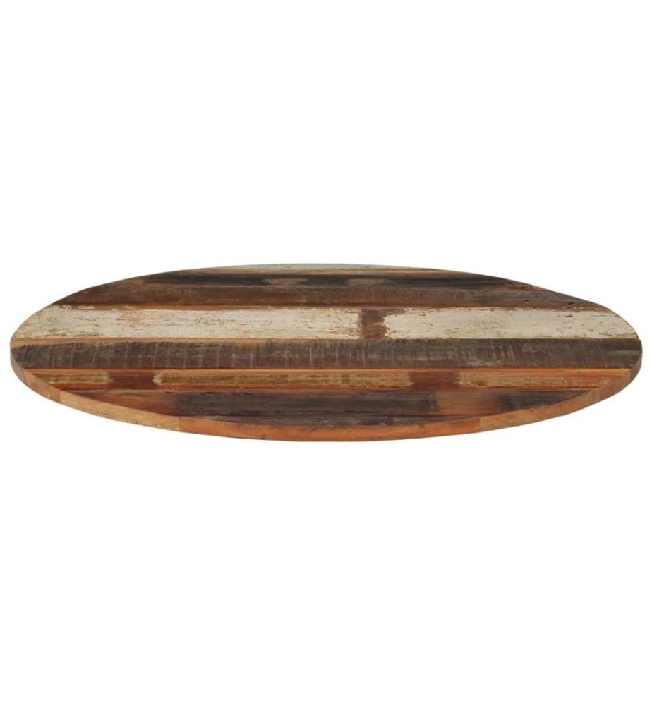 Tischplatte Rund 70 cm 15-16 mm Altholz Massiv