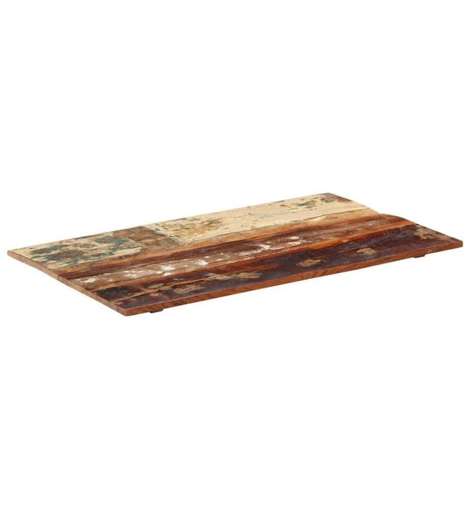 Dessus de table rectangulaire 60x100 cm 15-16 mm Bois récupéré