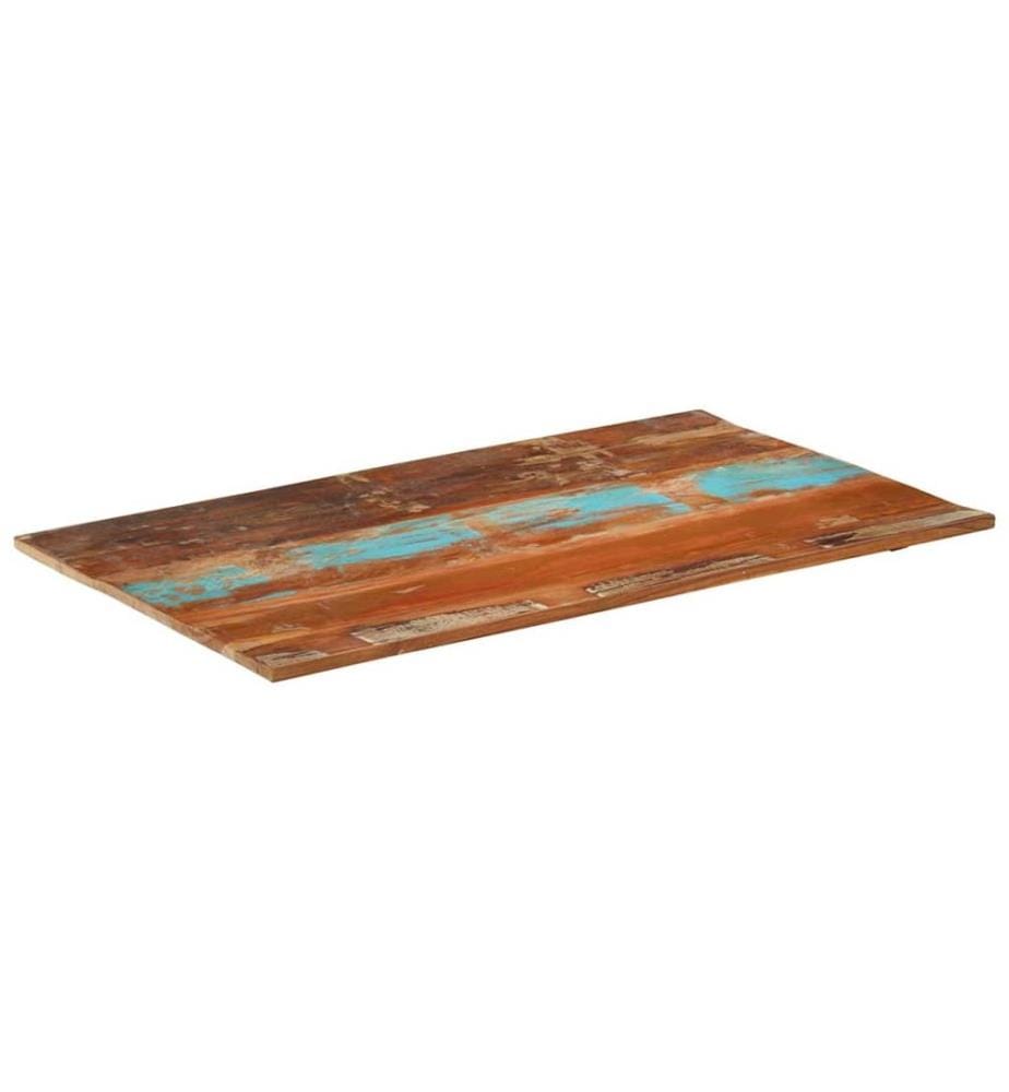 Dessus de table rectangulaire 60x100 cm 15-16 mm Bois récupéré