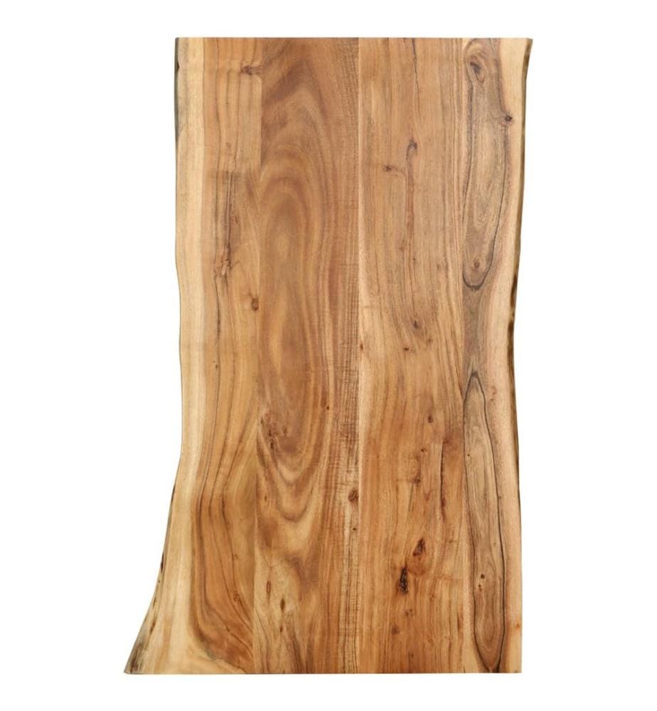 Dessus de table Bois d'acacia massif 100x(50-60)x2,5 cm