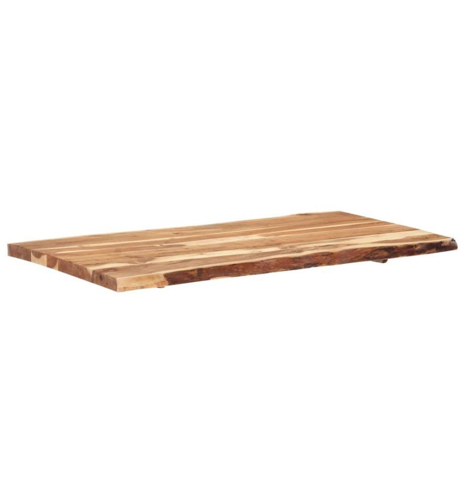 Tischplatte Massivholz Akazie 118x(50-60)x3,8 cm