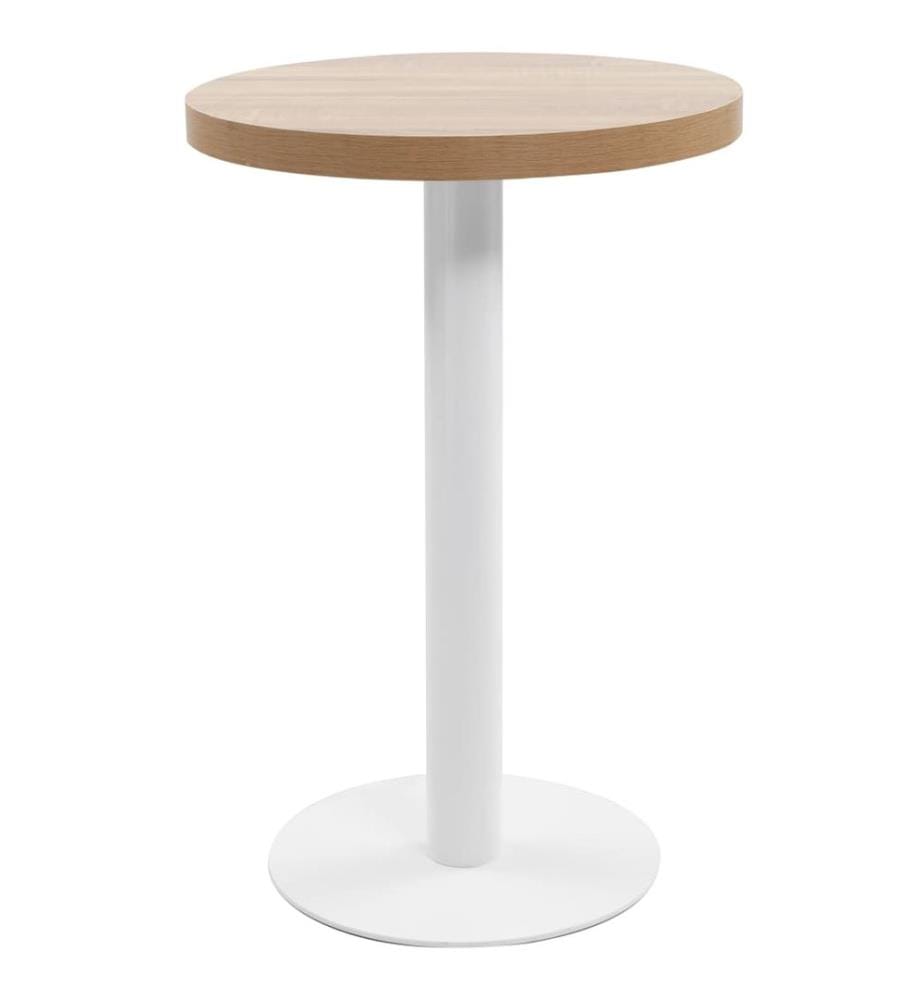 Table de bistro Marron clair 50 cm MDF