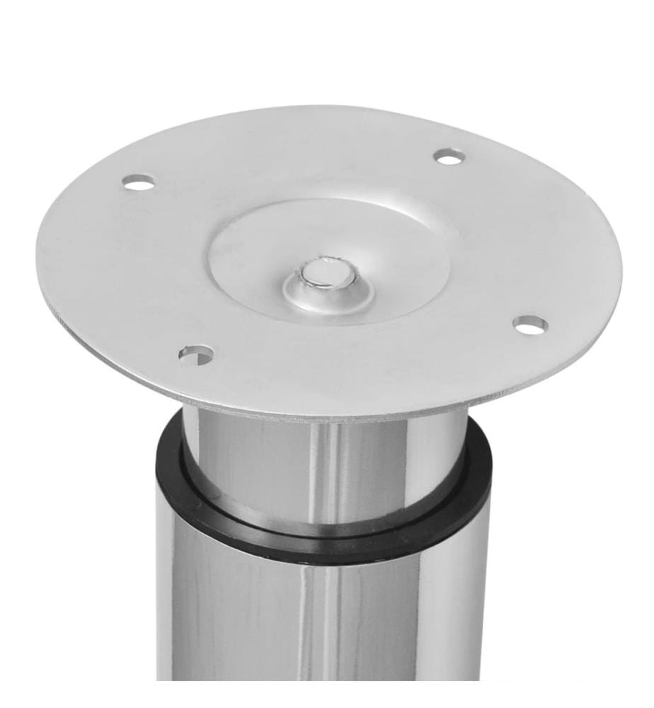 Teleskopische Tischbeine 4 Stk. Chrom 710 - 1100 mm