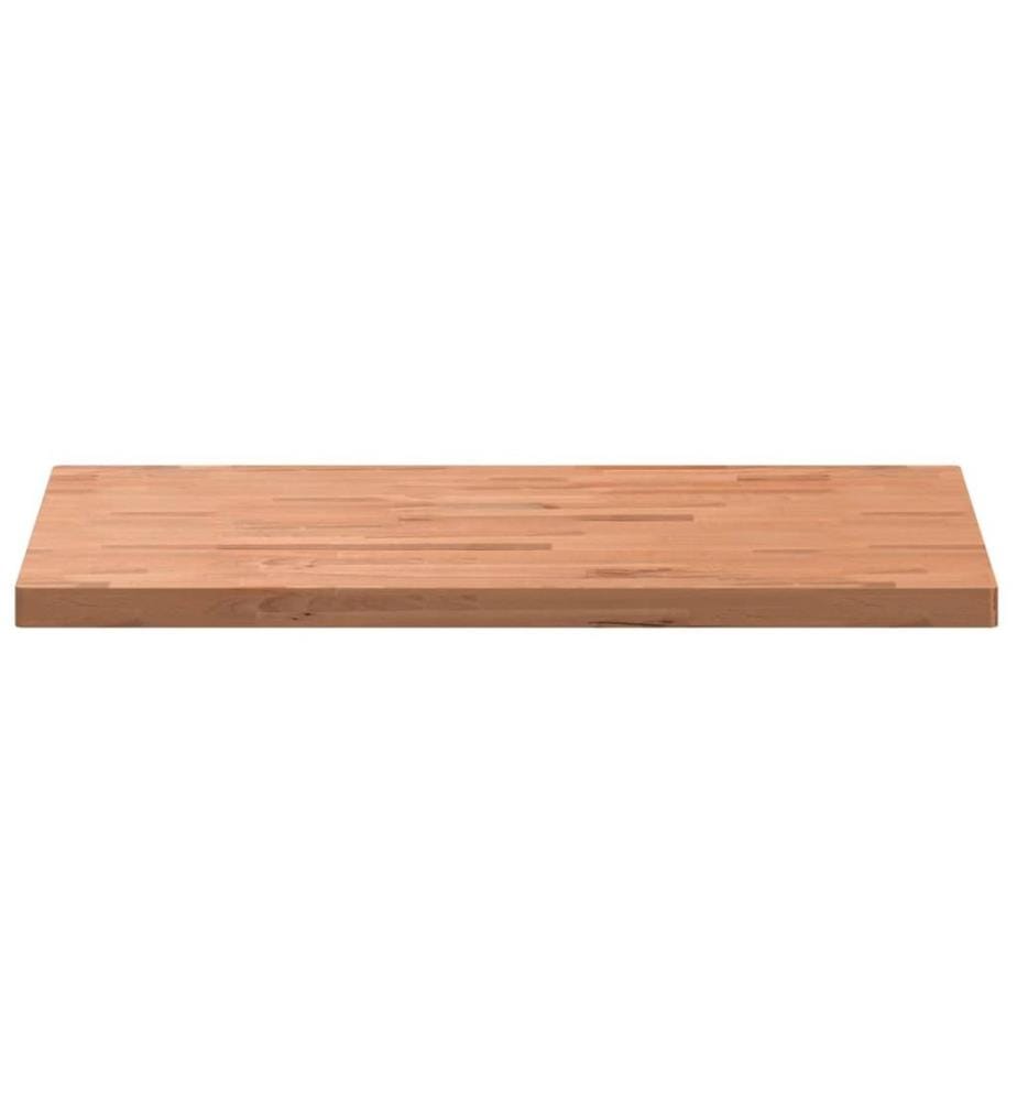 Tischplatte 100x60x4 cm Rechteckig Massivholz Buche
