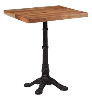 Table de bistro 60x60x76 cm Bois d'acacia massif