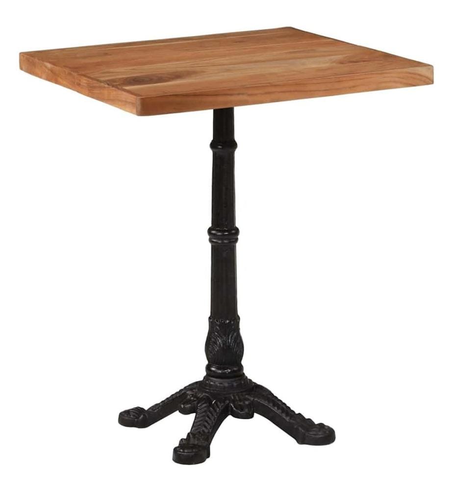 Table de bistro 60x60x76 cm Bois d'acacia massif