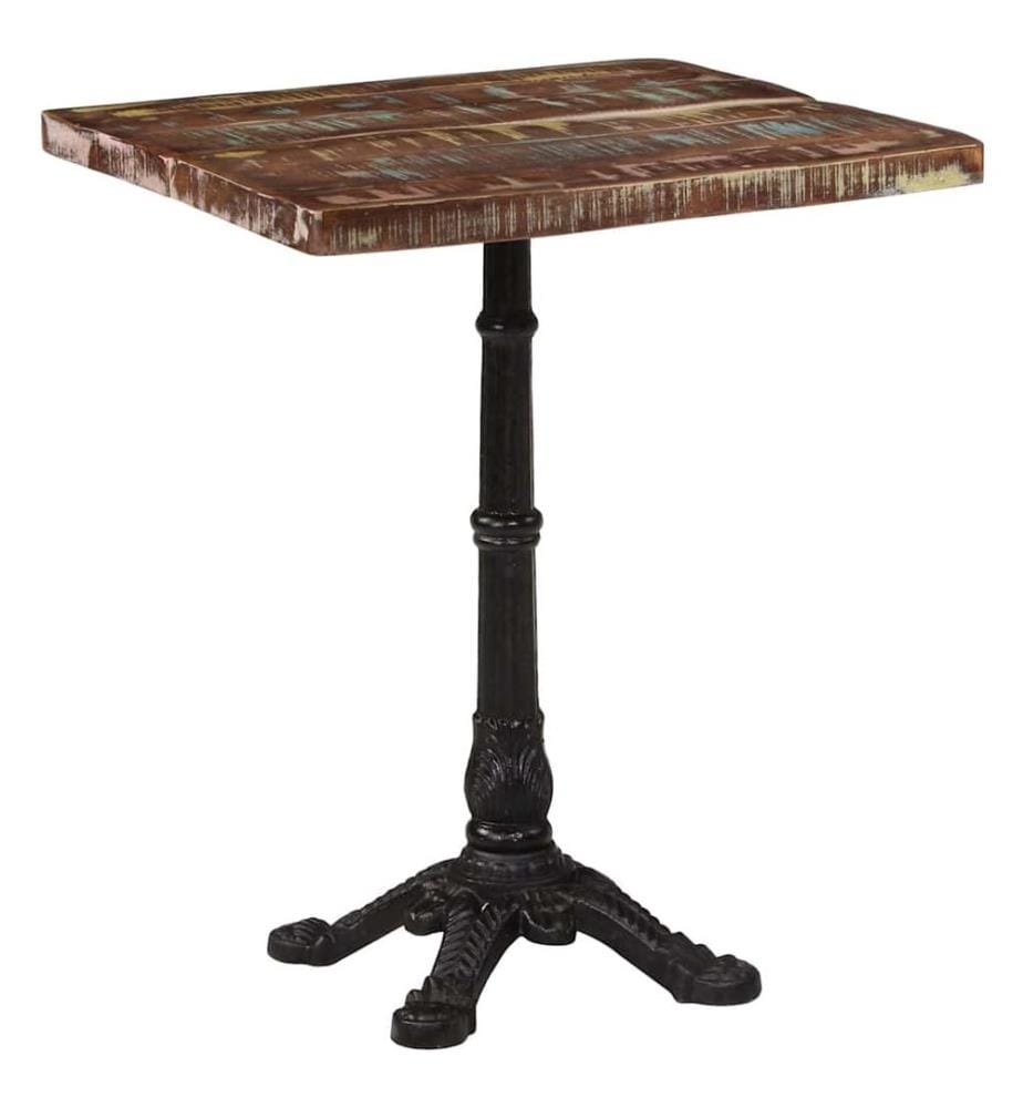 Bistrotisch 60x60x76 cm Altholz Massiv