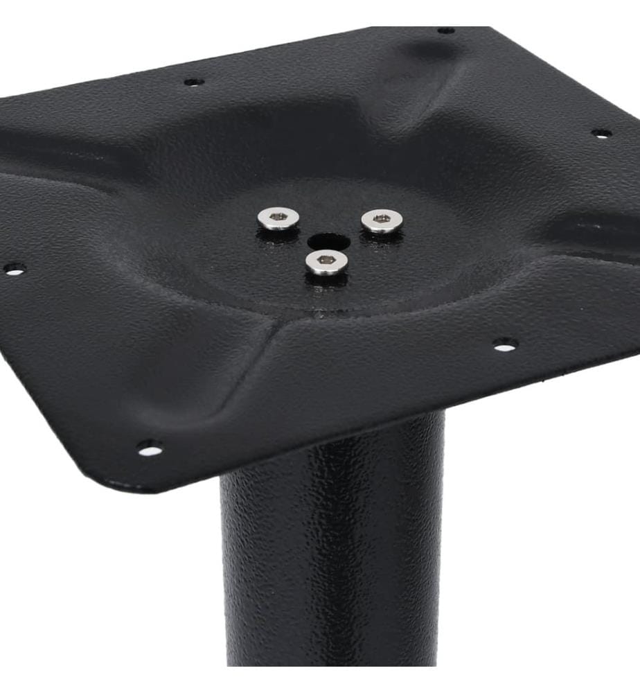 Bistrotisch-Gestell Schwarz 52x52x72 cm Gusseisen