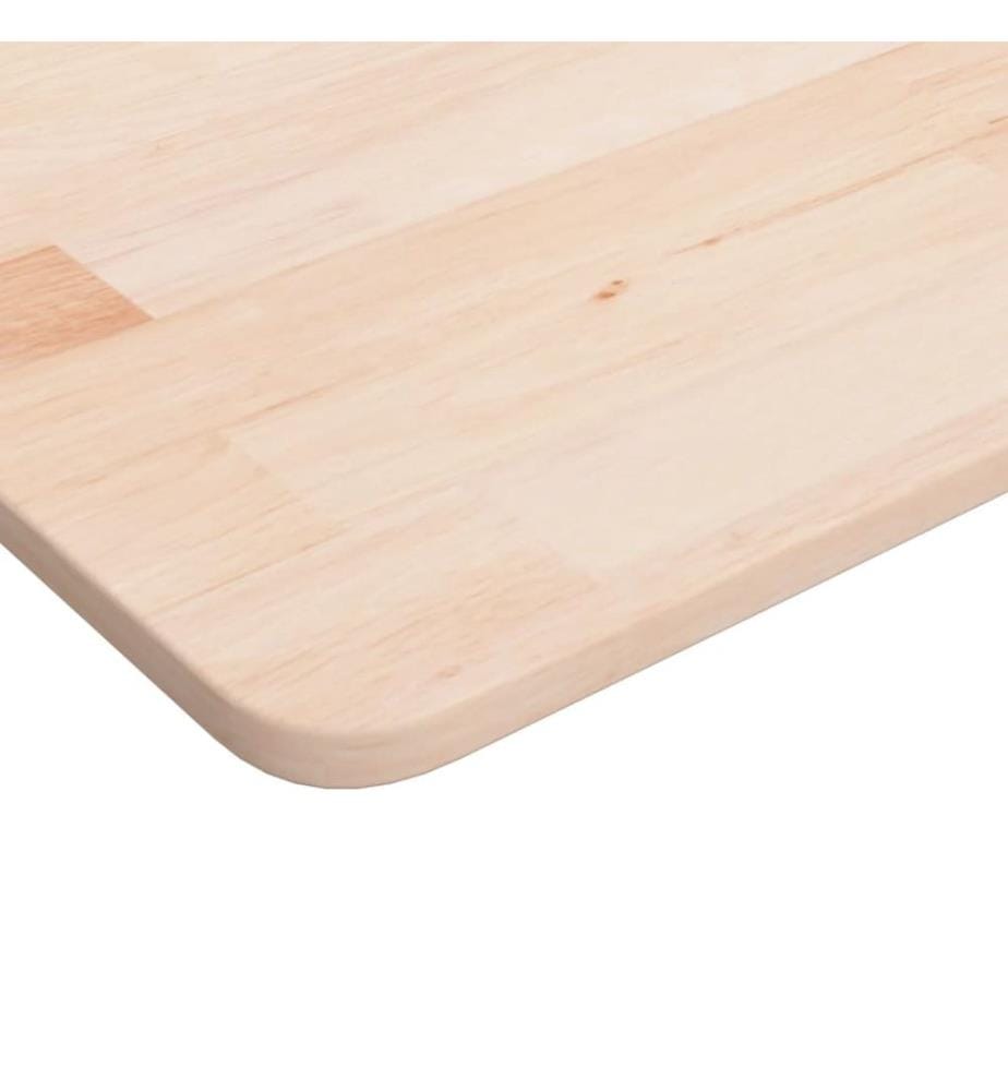 Dessus de table carré 60x60x1,5 cm Bois chêne massif non traité