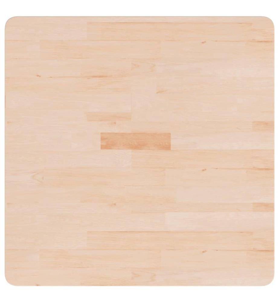 Dessus de table carré 70x70x1,5 cm Bois chêne massif non traité