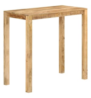 Table de bar 112x55x108 cm Bois de manguier massif