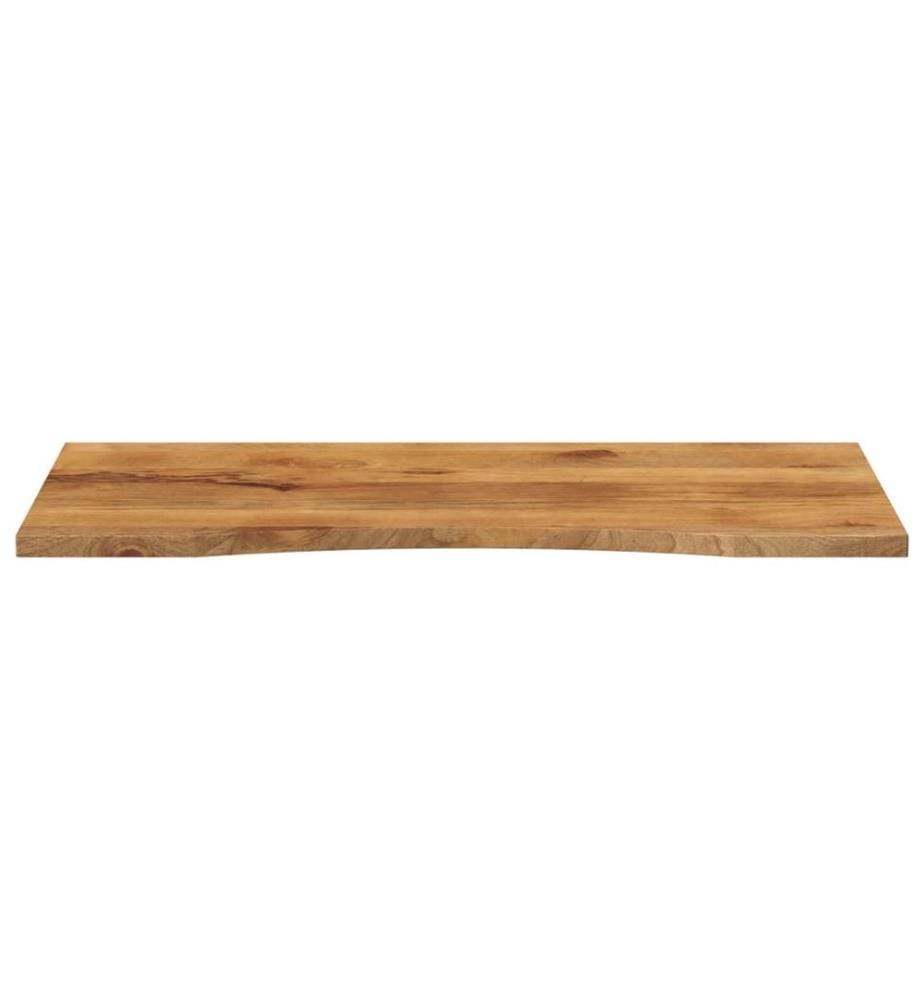 Dessus de bureau avec courbe 110x60x2,5 cm manguier massif brut
